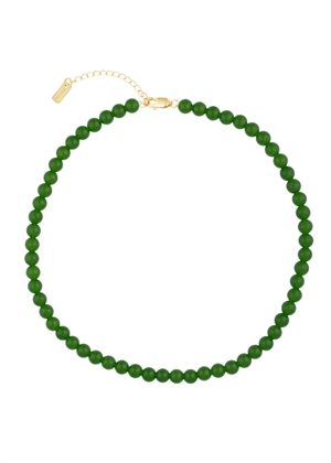 Candy Coral Lucid Green S necklace Dark Green Gilded House Of Vincent 